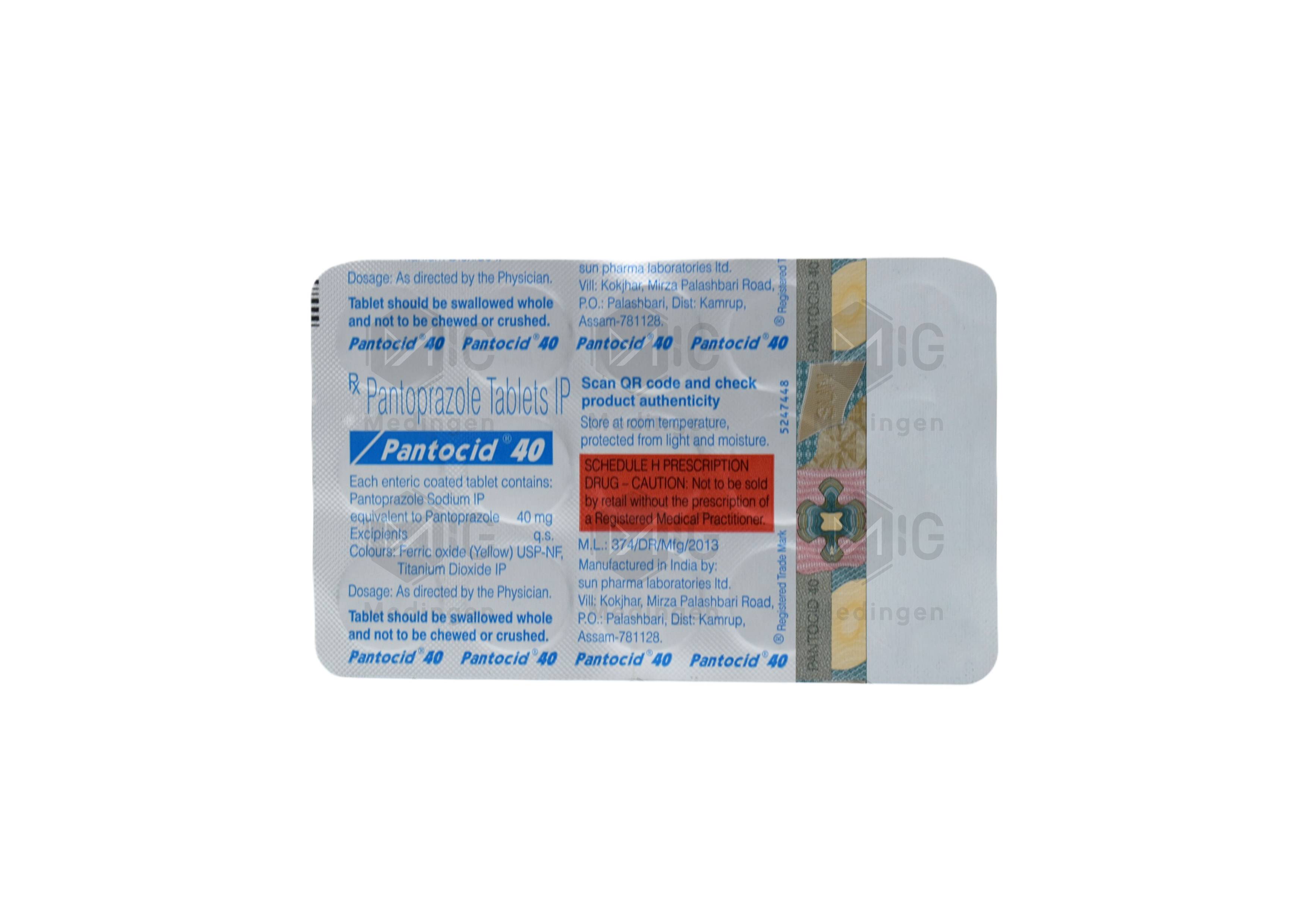 PANTOCID 40MG